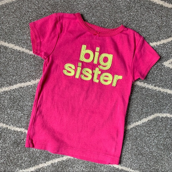 Carter's Other - Carter’s Big Sister Pink Tee Shirt 3T